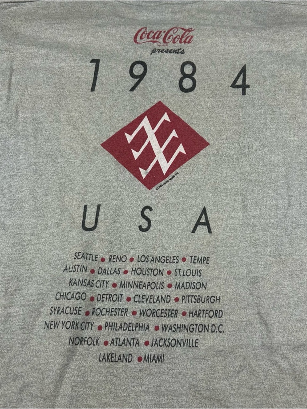 Vintage 1984 Duran Duran Seven and the Raged Tiger tour shirt med Single Stitch - Picture 8 of 8